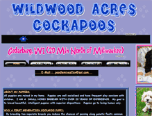 Tablet Screenshot of cockapoolove.com